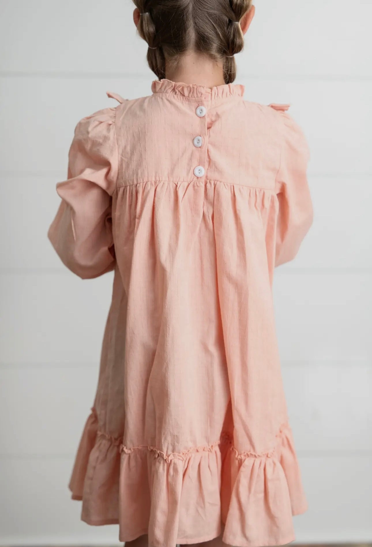 Ruffle Long Sleeve Dress