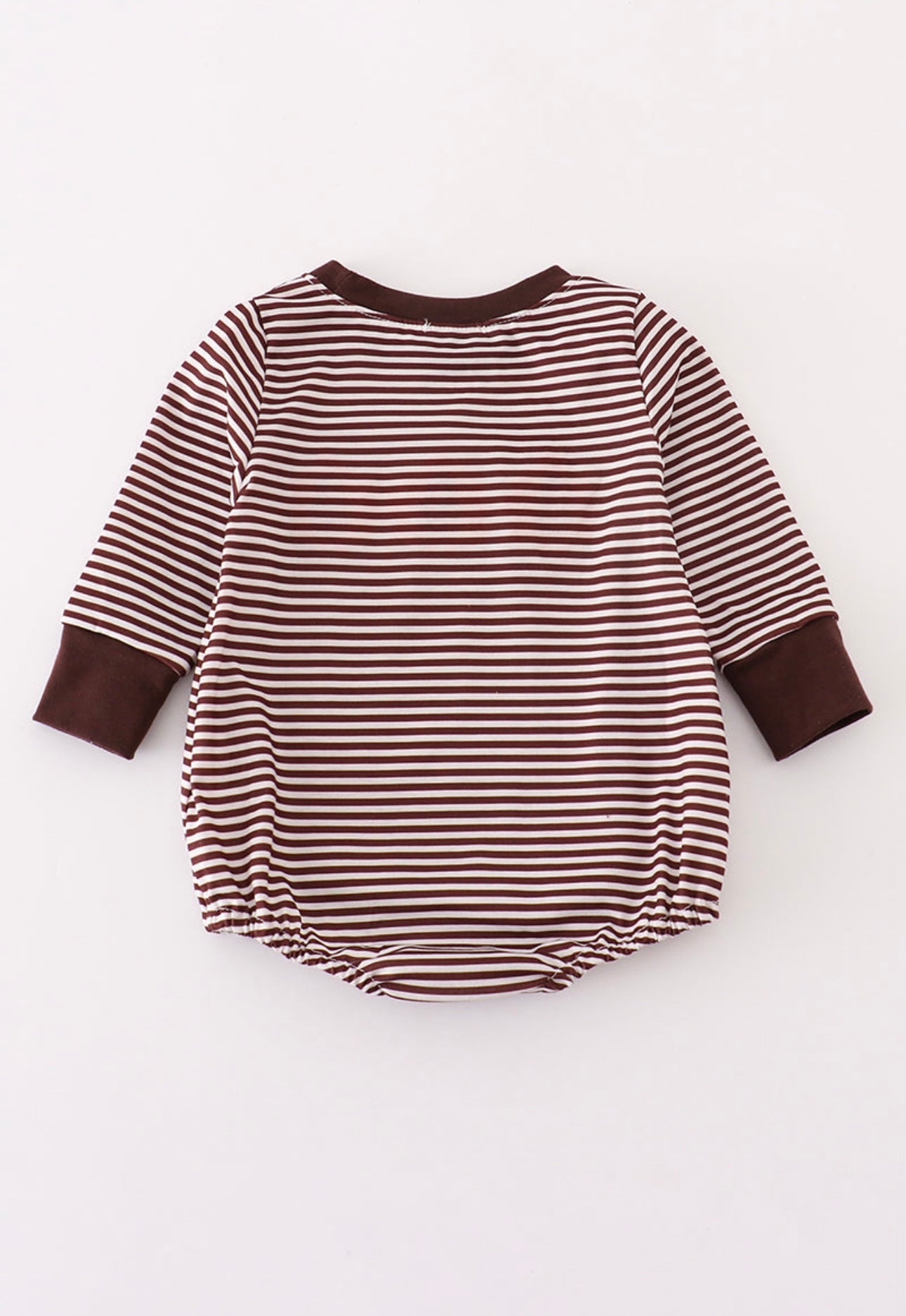 Brown Turkey French Knot Stripe Bubble