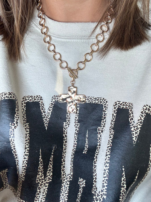 Gold Cross Necklace