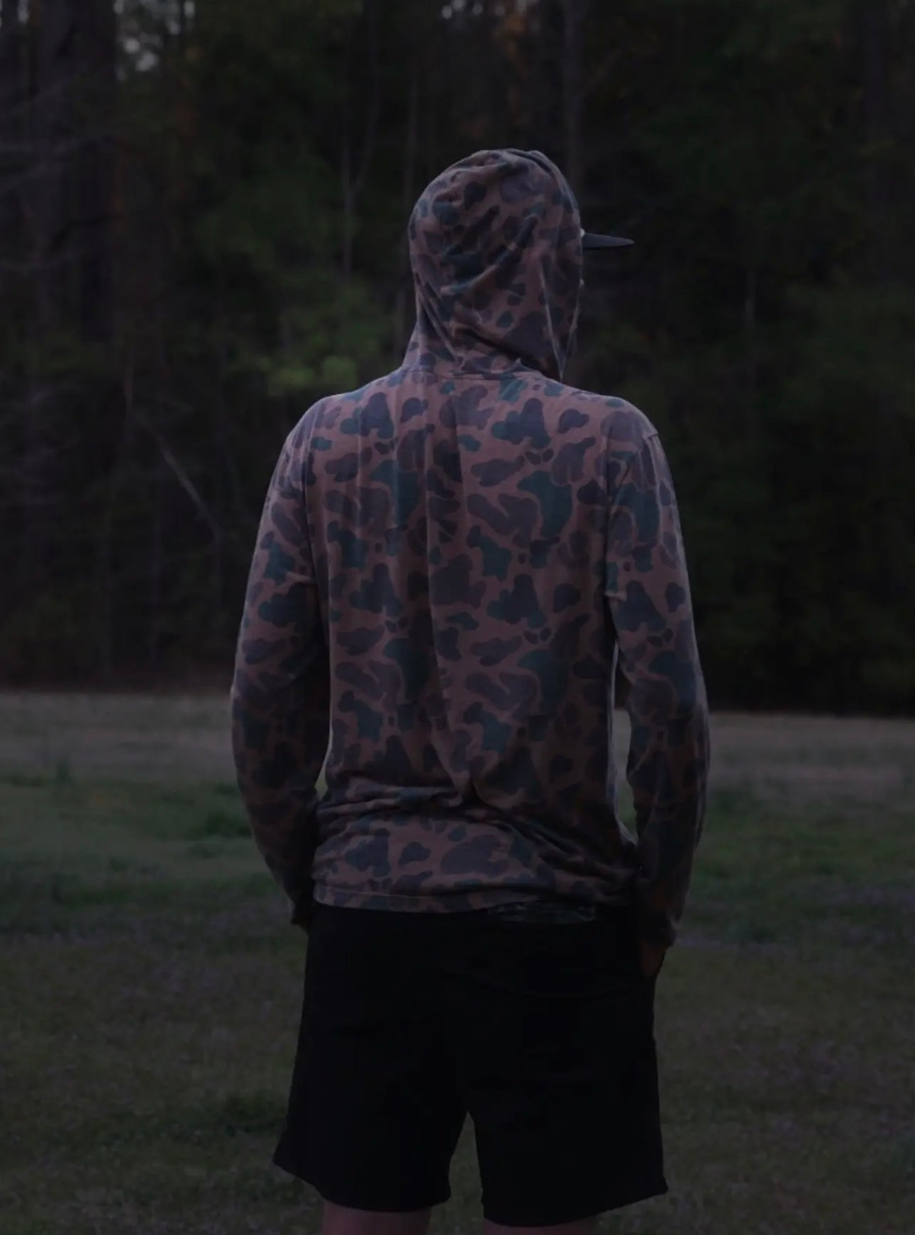 Thin Vintage Camo Hoodie