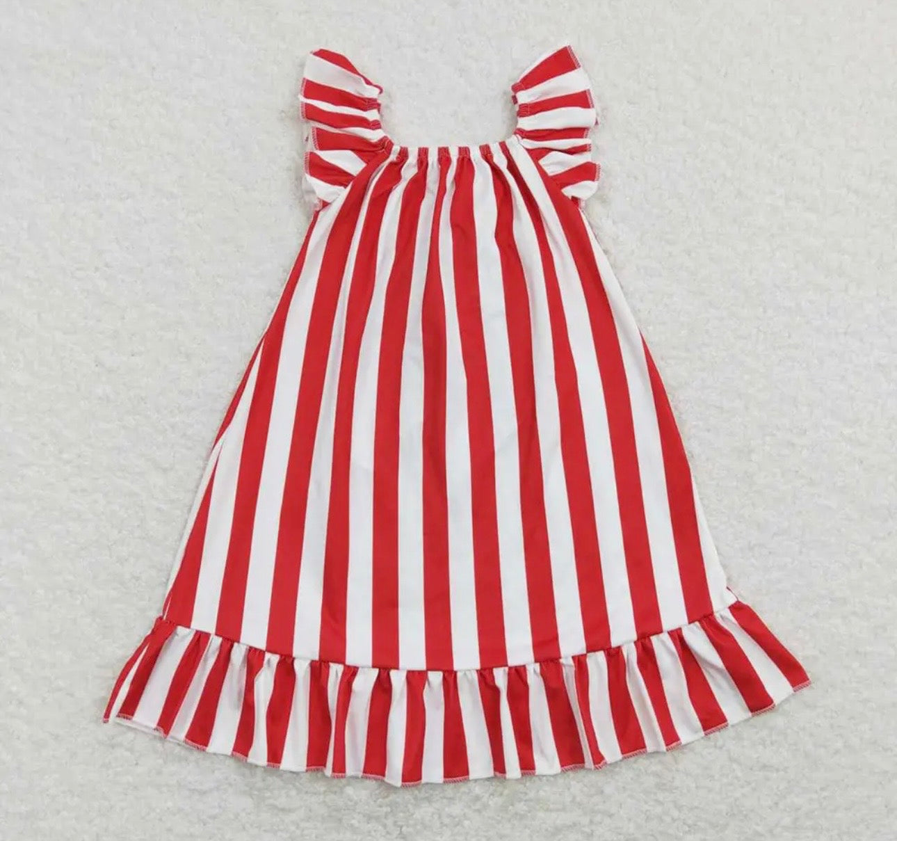 Striped Bow Back Dress