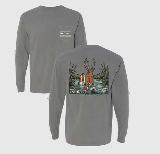 Deer Long Sleeve Tee