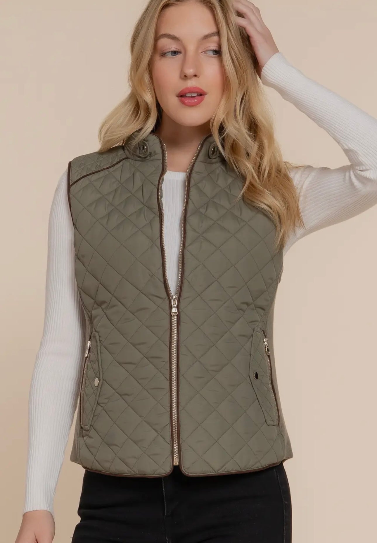 Quilted Padding Vest